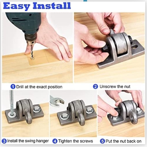 PACEARTH Heavy‎ Duty Swing Hangers, new - Picture 2 of 4